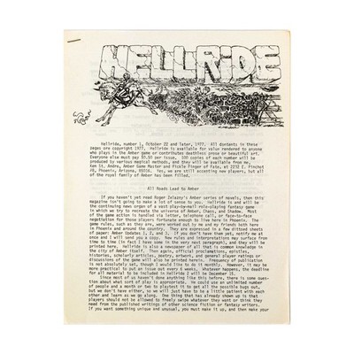Ken St. Andre Hellride #1, October 22,1977 Mag VG+