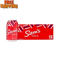 Sams Cola Soda Pop, 12 fl oz, 12 Pack Cans-fr...