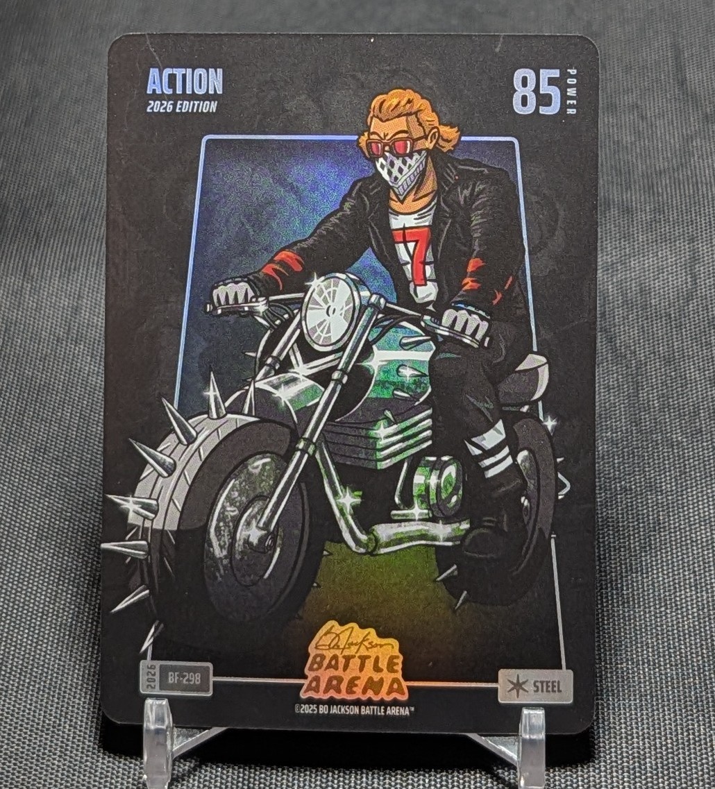 ACTION Jackson Holliday Steel Battlefoil 2026 Bo Jackson Battle Arena Orioles