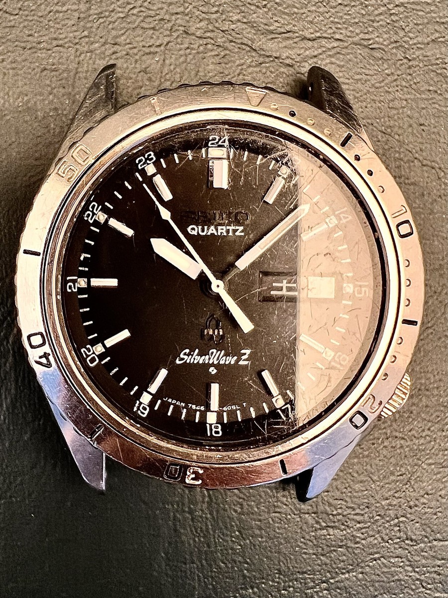 Seiko SilverWave Z 7546-6050 Quartz Vintage 1978 Watch - For Parts