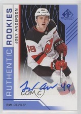 2018 Upper Deck SP Game Used Authentic Rookies Blue Joey Anderson #130 Auto u2v