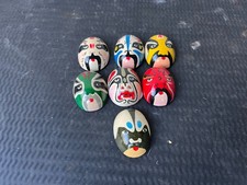 Série de 7 miniatures de masques chinois