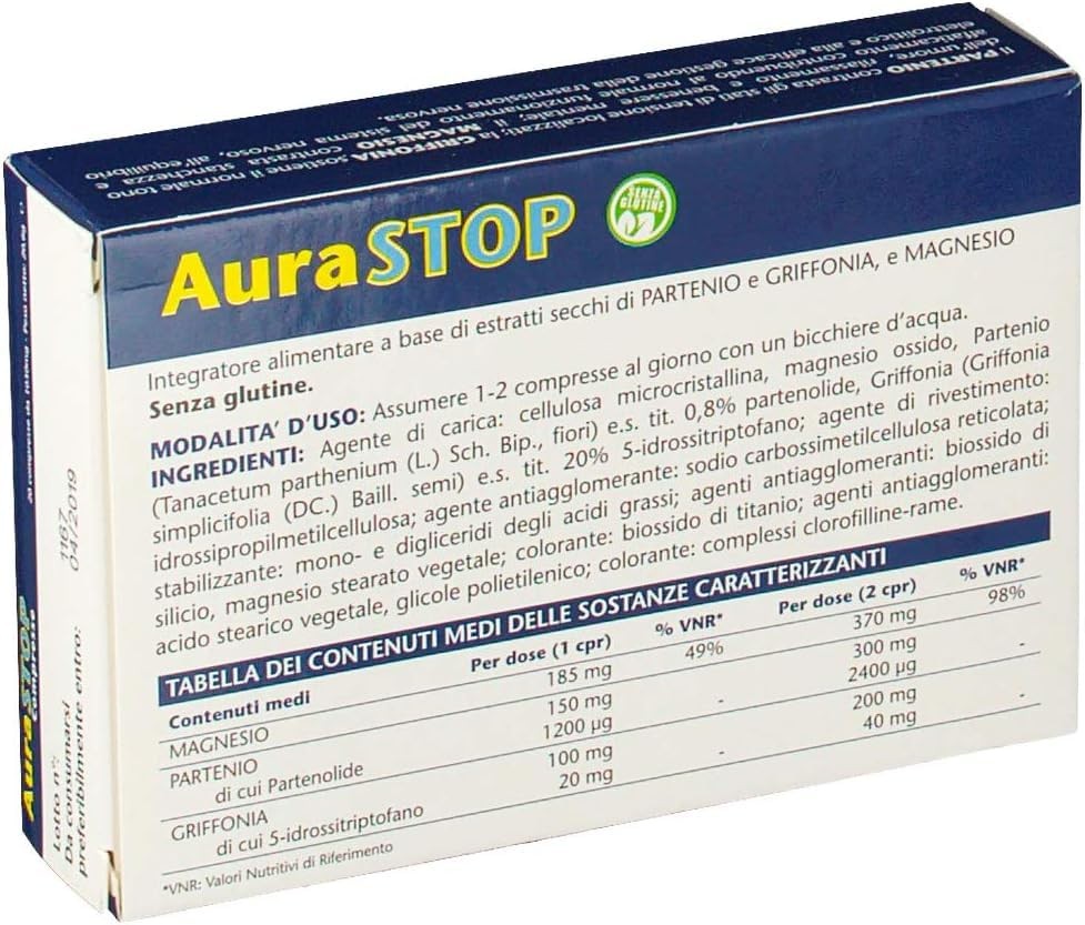 AuraSTOP 80 CPR Integratore per Benessere Mentale e Tensione Testa - 3