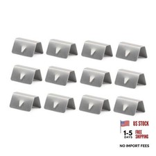 12 PCS Car Windshield Clips Set - Stainless Steel Glass Clips - Weather Shield
