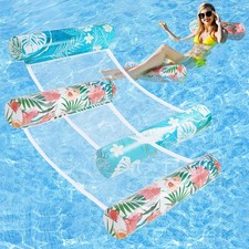 Pool Floats - 2 Pack Inflatable Pool Floats Hammock, Pool Floats Adult, Multi-Pu