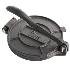 Chef Tacos Authentic Cast Iron Tortilla Press 8-Inch Pre-seasoned Corn or Flour