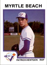 1987 Myrtle Beach Blue Jays ProCards #1444 Pat Hentgen Fraser Michigan MI Card