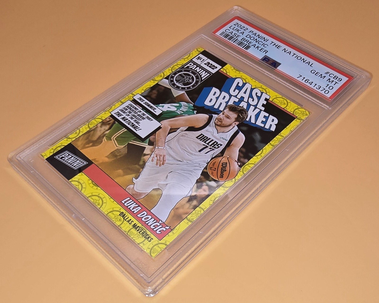 Luka Doncic PSA 10 #'d Low Pop 2022 Panini The National Case Breaker #CB9 Graded view 8