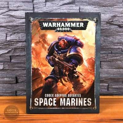 Warhammer 40,000 Codex Adeptus Astartes Space Marines Hardcover 2017 Englisch
