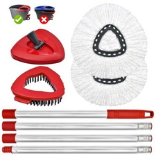 Spin Mop Head, Mop Replacement Handle,Brush,Base Compatible with O Cedar 1 Ta...