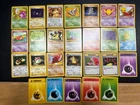WOTC 1999 Pokemon Fossil Base Set Bundle 25 Pokemon Cards No Duplicates! NM/MINT