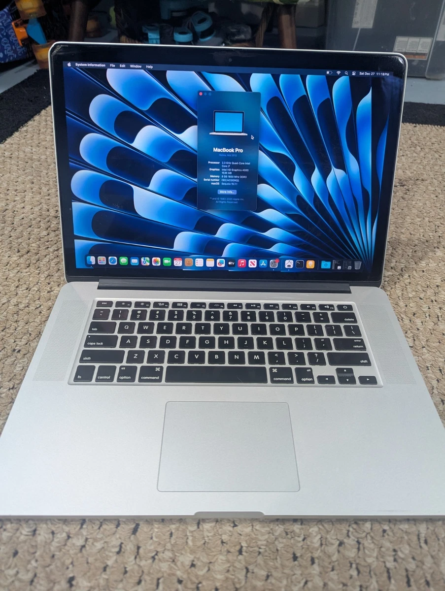 2012 Apple MacBook Pro 15.4 Inch Laptops for sale - eBay