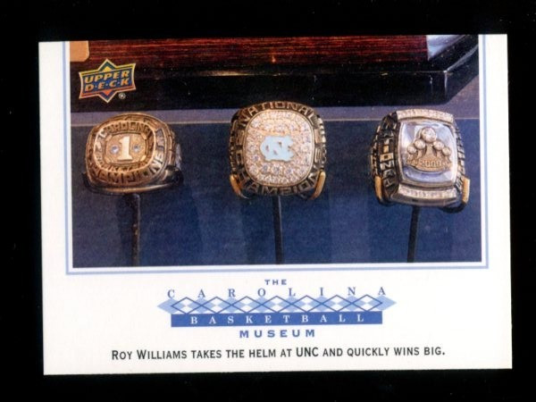 2010-11 UD North Carolina Basketball Museum Tar Heels #140 Roy Williams 🏀 UNC