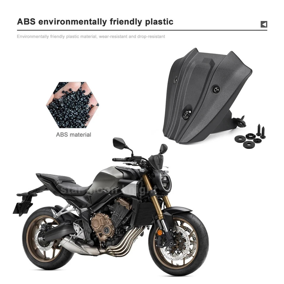Mosquitera para Honda CB650R CB 650R 2024- Mini Parabrisas Parabrisas Foto 4 de 4