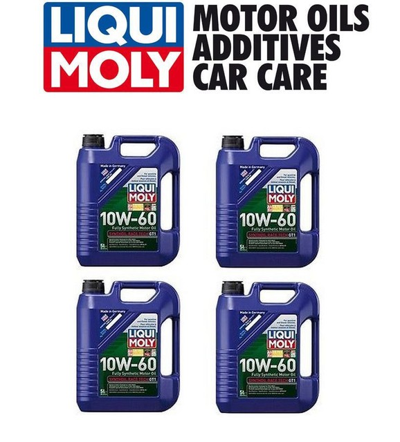 20Liters Lubro Moly 2024 10W60; Fully Synthetic Race Tech Engine Oil