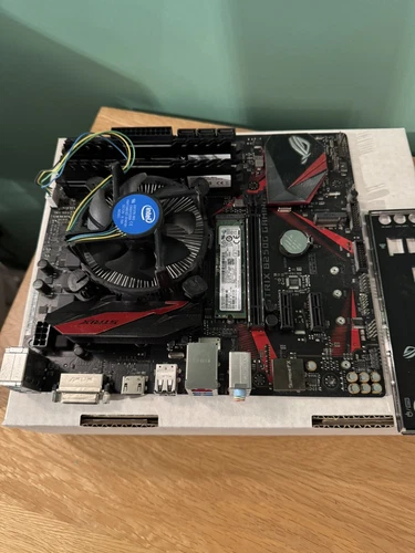 Intel i7 Quad Core 6700 + ASUS Strix B250G Gaming 16Gb  DDR4 +256Gb nvme SSD