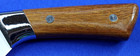 Plys Brown Wood Stainless Steel Professional Splitting Knife and Meat Cleaver — photo 4