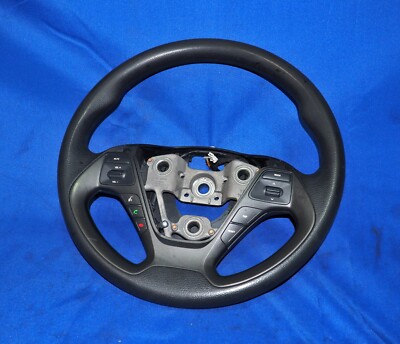 2014-2016 Kia Forte Schwarz Gummi Lenkung Rad W / Controls OEM Garantie Auf