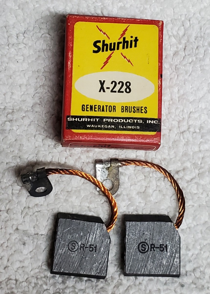 Buruページ Shurhit X228 Generator Brush Set 1940-58,62 Buick 40-59,62