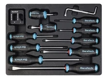 12-Piece Magnetic Screwdriver Set, 5 Phillips and 5 Slotted Tip S2 - NEW HOT