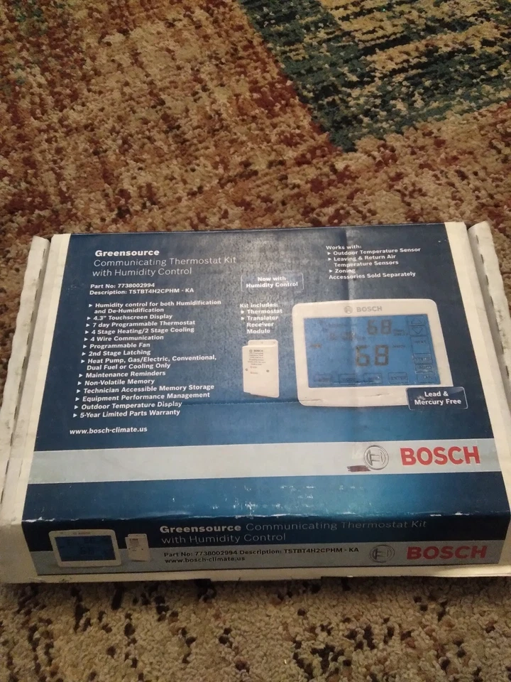 BOSCH GREENSOURCE COMMUNICATING THERMOSTAT KIT - Image 3 of 3