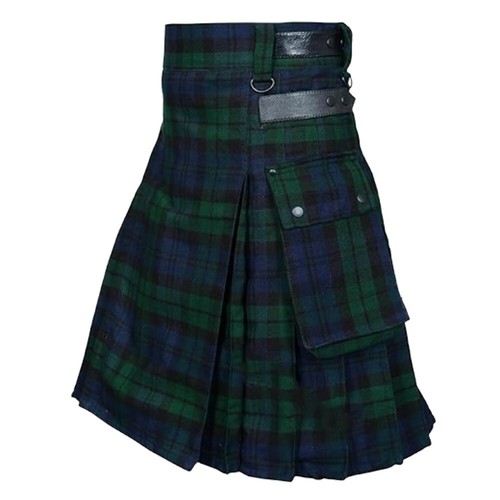 Prince Charlie Abrigo Kilts Chaqueta con Chaleco Tradicional Utilidad Tartán Juego de 9 piezas - Imagen 42 de 43