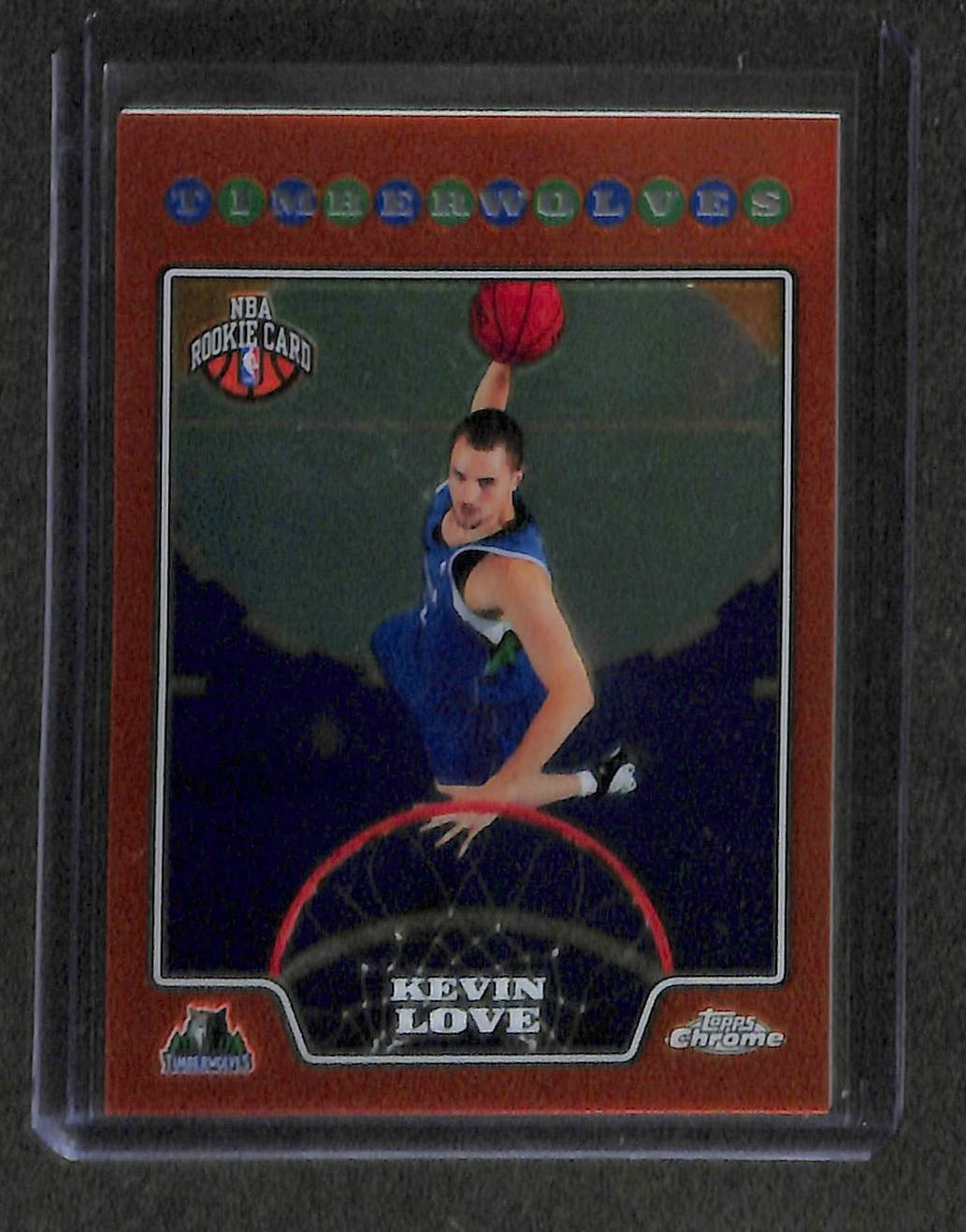 2008-09 Topps Chrome Orange Refractor #185 Kevin Love No 272 of 499