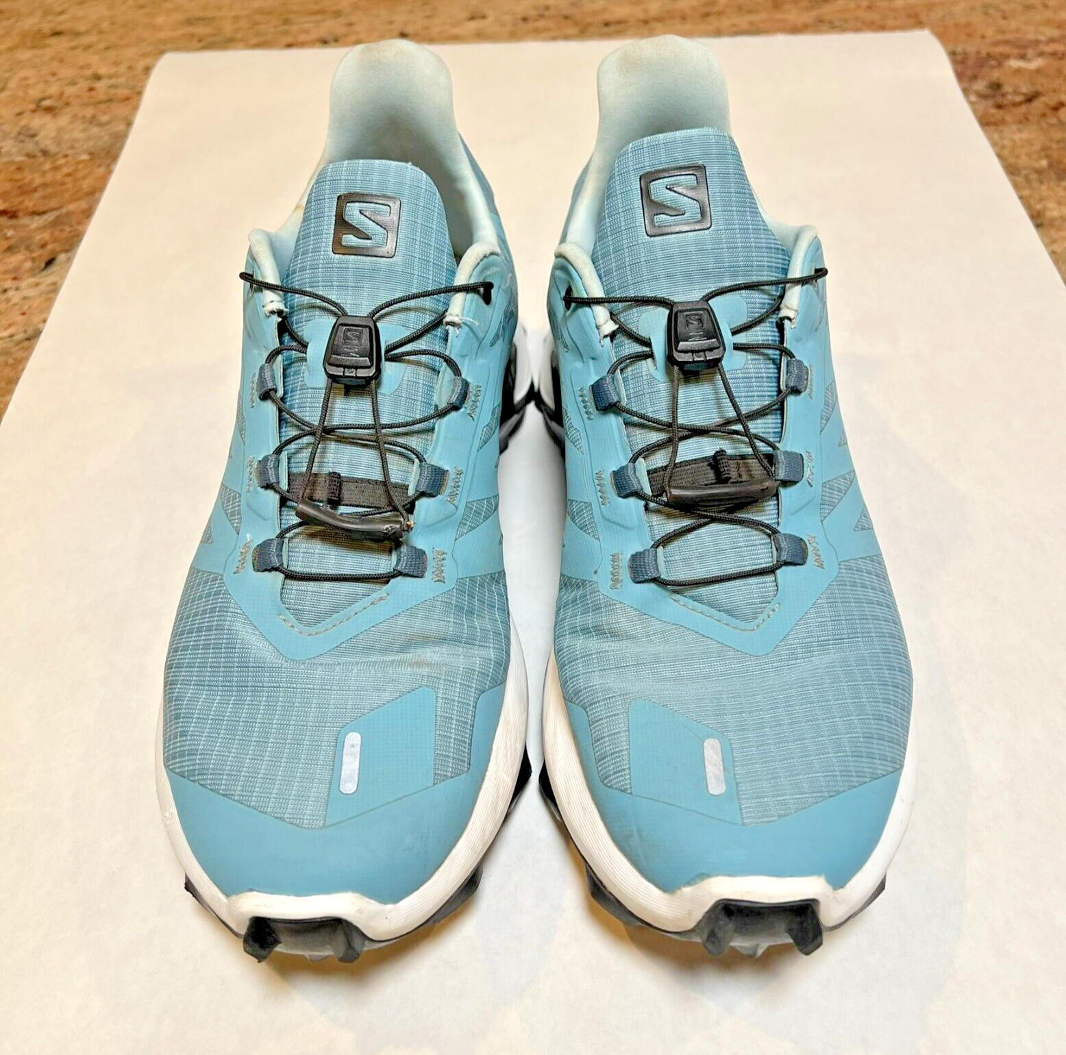 Scarpe da trekking donna Salomon Super Cross 3 blu taglia 10 5 trail running