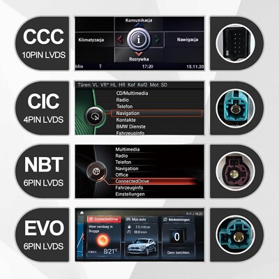 BMW 3-Series M3 E90 E91 E92 E93 (CIC) Apple Carplay & Android Auto