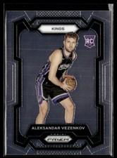 2023-24 Panini Prizm Aleksandar Vezenkov RC #281 Sacramento Kings