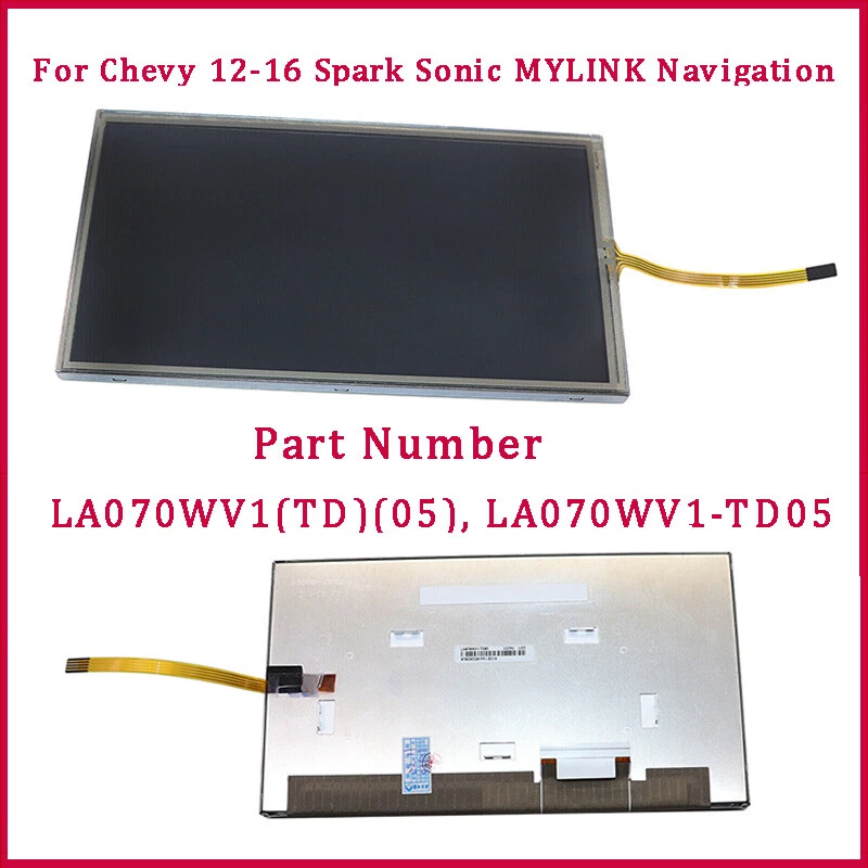 Pantalla LCD Pantalla Táctil Para Chevy 12-16 Spark Sonic MYLINK 7" Radio Navegación Foto 3 de 4