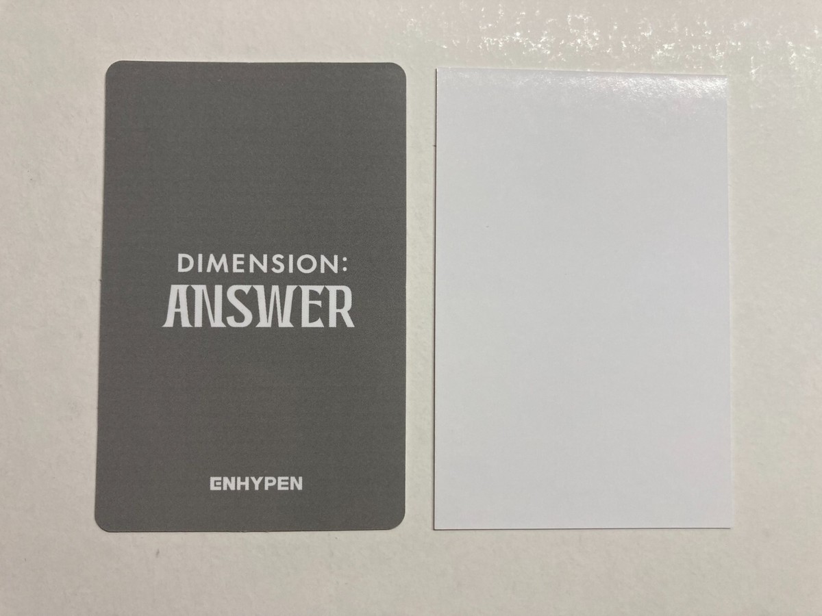 ENHYPEN OFFICIAL DIMENSION: ANSWER WITHFANS YZY POLAROID +