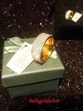 Anello Donna SWAROVSKI ELEMENTS ORIGINALI ORO GIALLO 18 kt  Gioielli Sposa