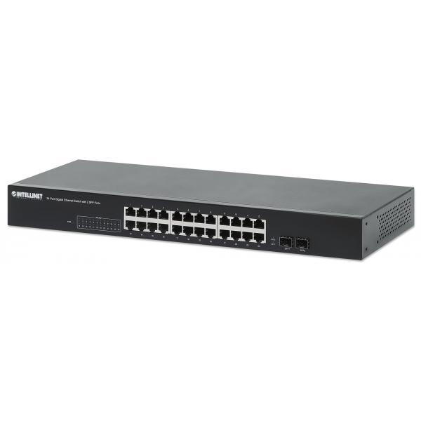 Intellinet Gigabit Ethernet Switch 24 porte con 2 porte SFP