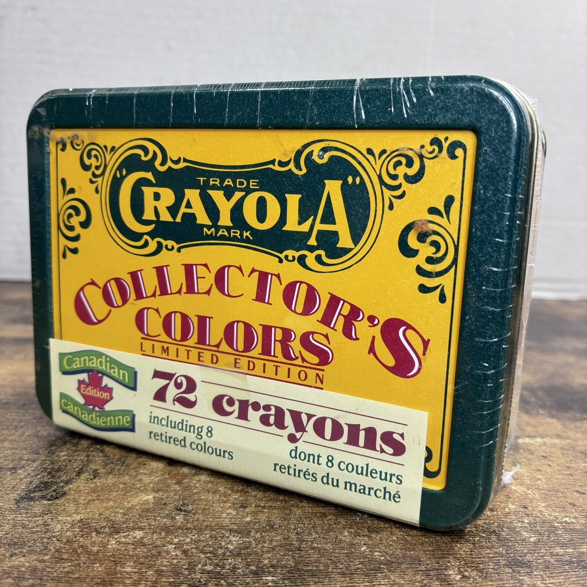 New Sealed Vtg 1991 Crayola Tin Collectors Limited Canadian
