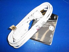 UPC 043180002211 product image for NEW GE PPP 6 ft. 3-Outlet WHITE Indoor Extension Cord PW-300 AH G14 | upcitemdb.com
