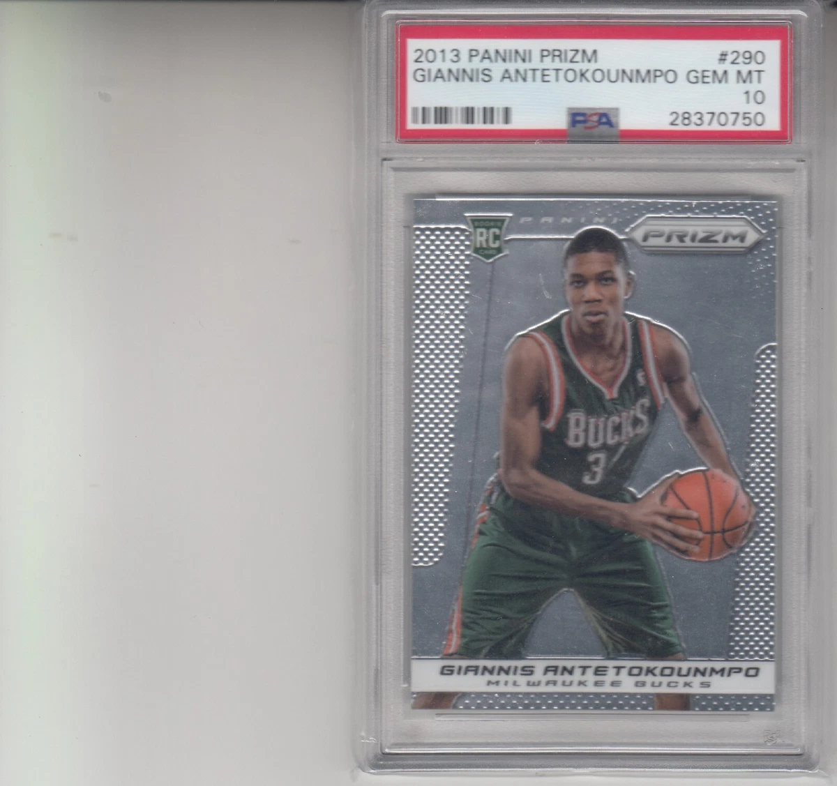 Giannis Antetokounmpo Professional Sports 10 Graded Basketball
