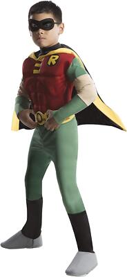 Costume De Super-Héros Robin Muscle Deluxe Des Teen Titans Pour Garçon