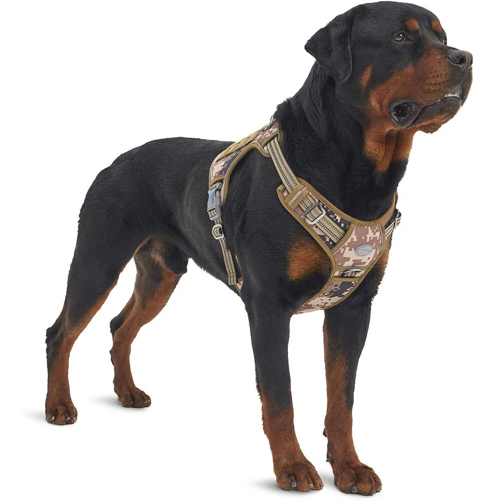 Dog Harness No-Pull with 2 Leash Clips Adjustable Pet Vest Reflective