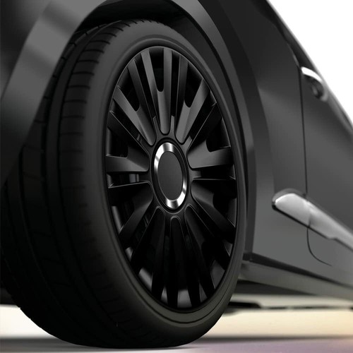 Royale Car Wheel Trims 16" Hub Caps Plastic Covers Set of 4 black specific fit eBay