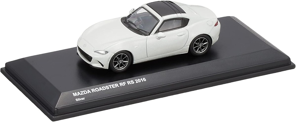 Kyosho Mazda MX-5 Miata ND ROADSTER RF Silver Diecast 1/64