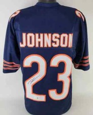 Roschon Johnson Signed Chicago Bears Jersey (Beckett) 2023 Draft Pk / Texas R.B.