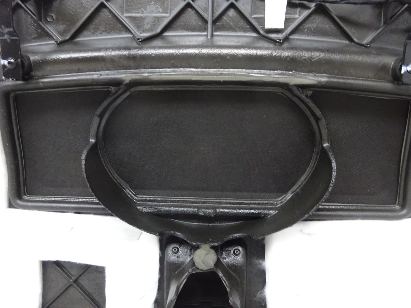 14-17 Maserati Ghibli M157 Rear Deck Lid Parcel Shelf Trim Black OEM DE240265