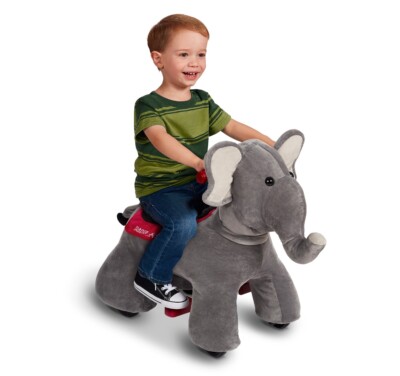 radio flyer lightning electric ride on horse