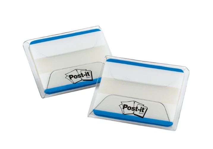 POST-IT 耐用归档标签,2 英寸 x 1.5 英寸,50 件装 - 蓝色 — 第 2/3 张图片