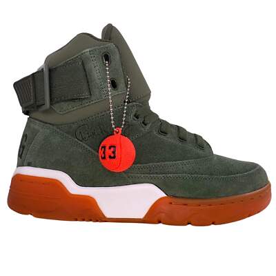 Patrick Ewing Athletics Men's 1EW90212-363 33 HI Chive Wht Gum Basketball Shoes