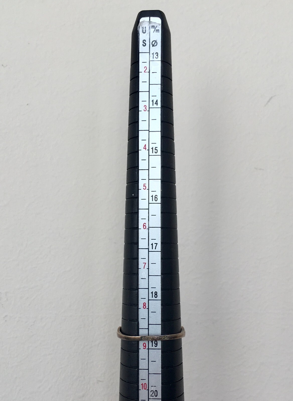 Ring № 29 Vintage Soviet Red Ruby Silver Ring 875… - image 11