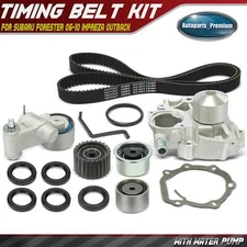 Engine Timing Belt Kit with Water Pump for Subaru Forester 06-10 Impreza Outback