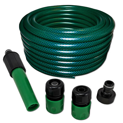 Gartenschlauch Bewässerung Set Spritze Brause Wasserschlauch 20m 1/2 