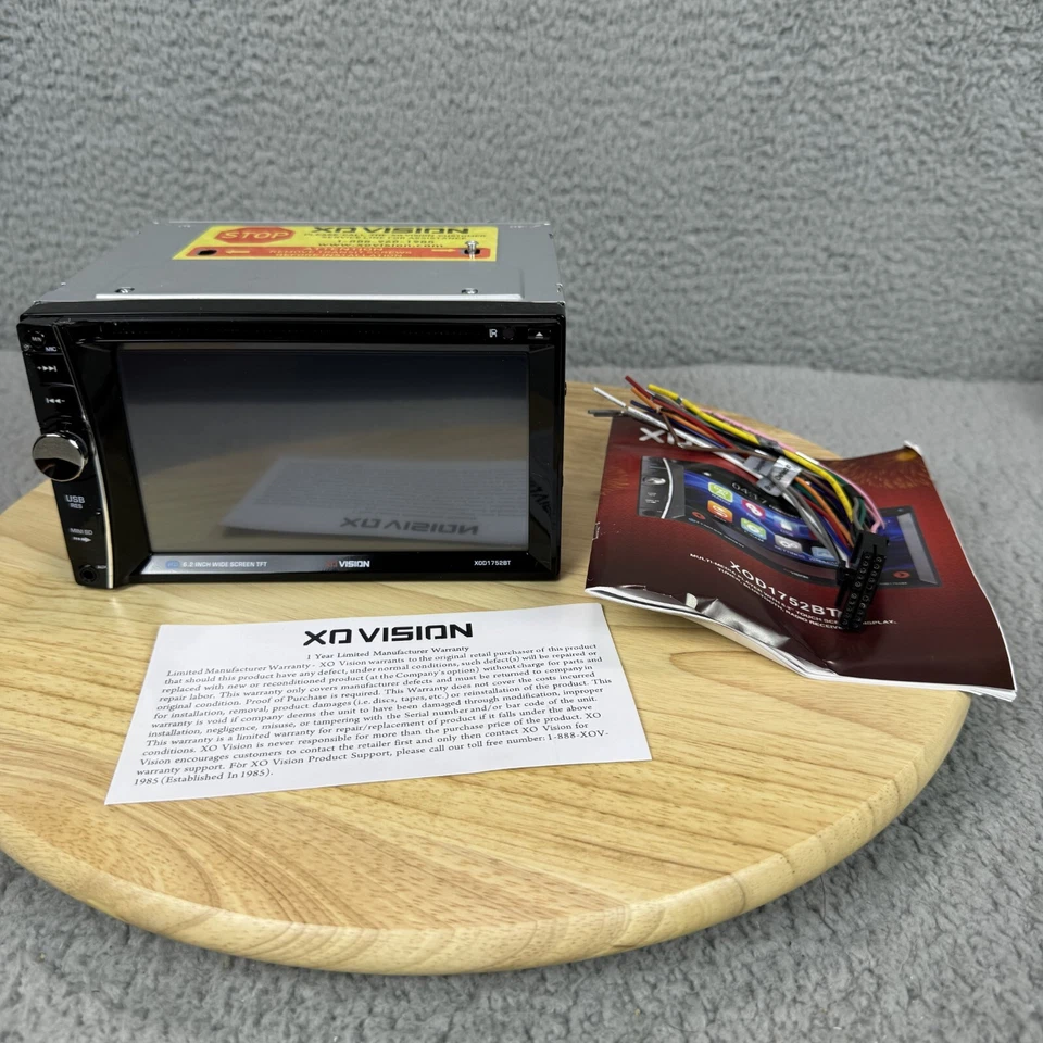 XO Vision XOD1752BT 6.2" Touch Screen In-Dash DVD Receiver Streaming Player USB - Image 2 of 4